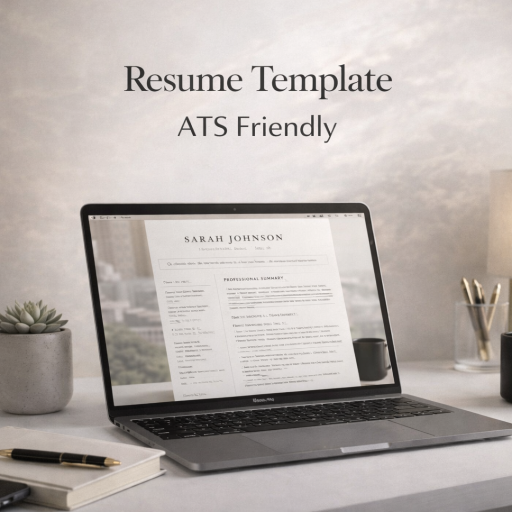 ATS friendly resume template